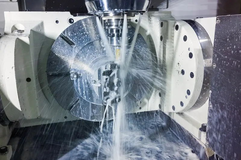 High-quality CNC milled parts from titanium alloy