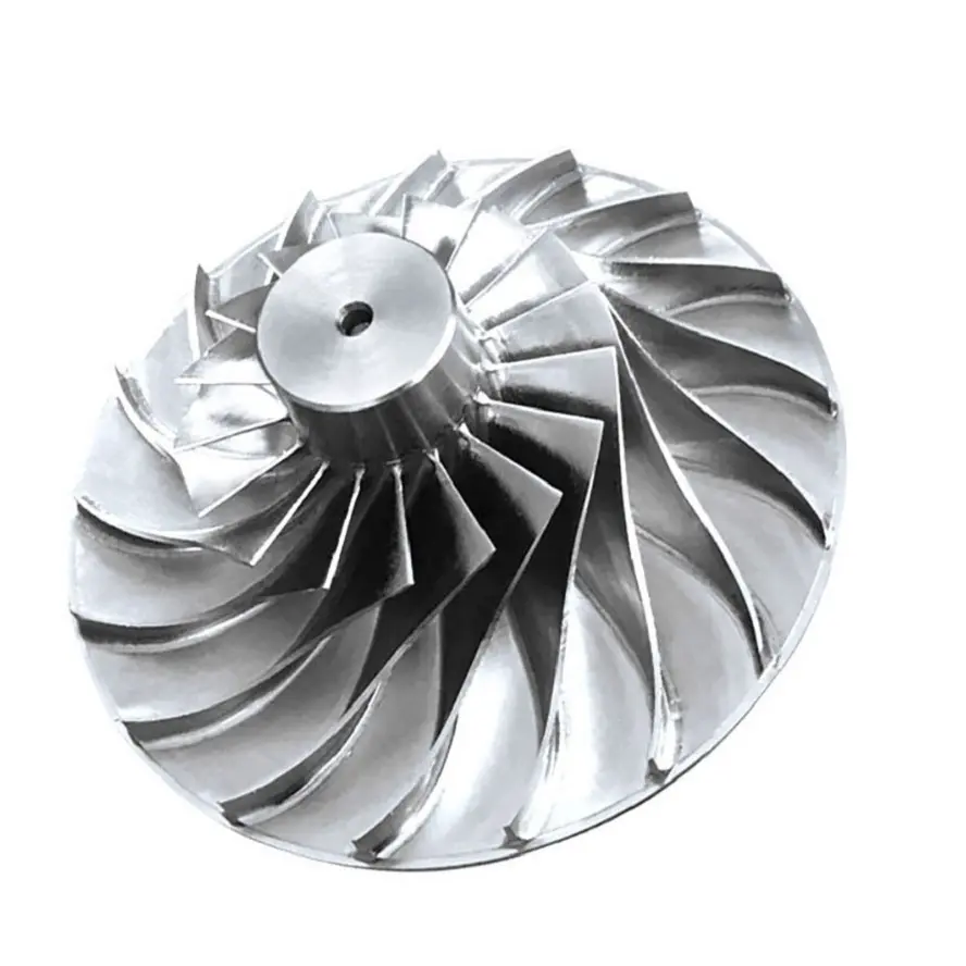5 axis CNC machining of impel...