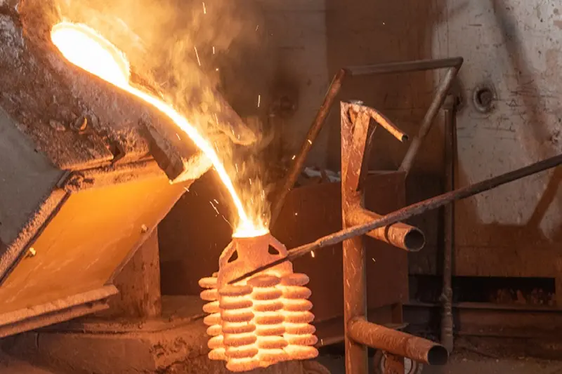 Metal casting service for construction hardware