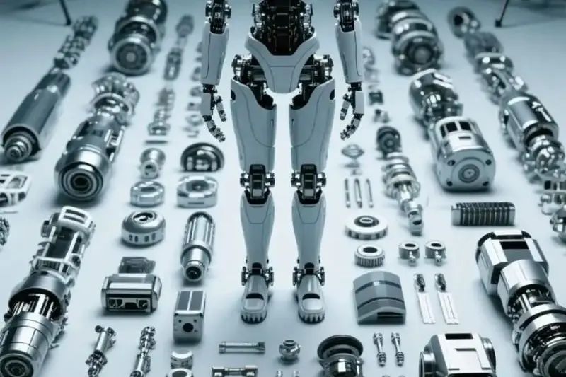 CNC Machining for robotics industry, high-precision mechanical parts